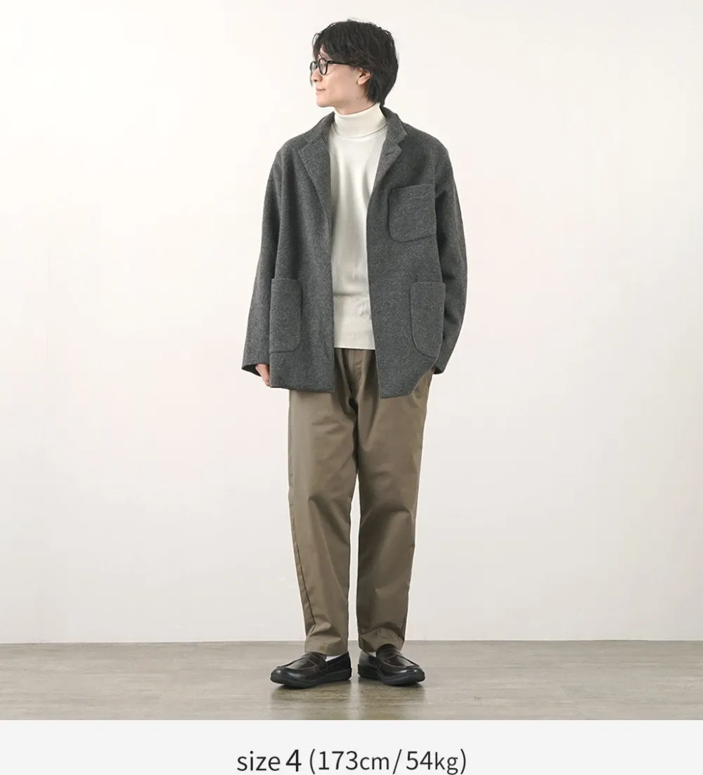 FILMELANGE Jackets^/ Hiet Melton Knit Jacket charcoal