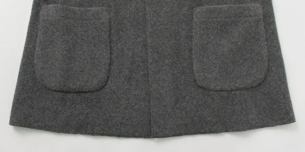 FILMELANGE Jackets^/ Hiet Melton Knit Jacket charcoal