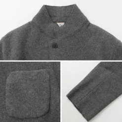 FILMELANGE Jackets^/ Hiet Melton Knit Jacket charcoal