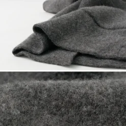 FILMELANGE Jackets^/ Hiet Melton Knit Jacket charcoal