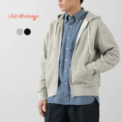 FILMELANGE Sweatshirts^/ Ricky Zip Hoodie