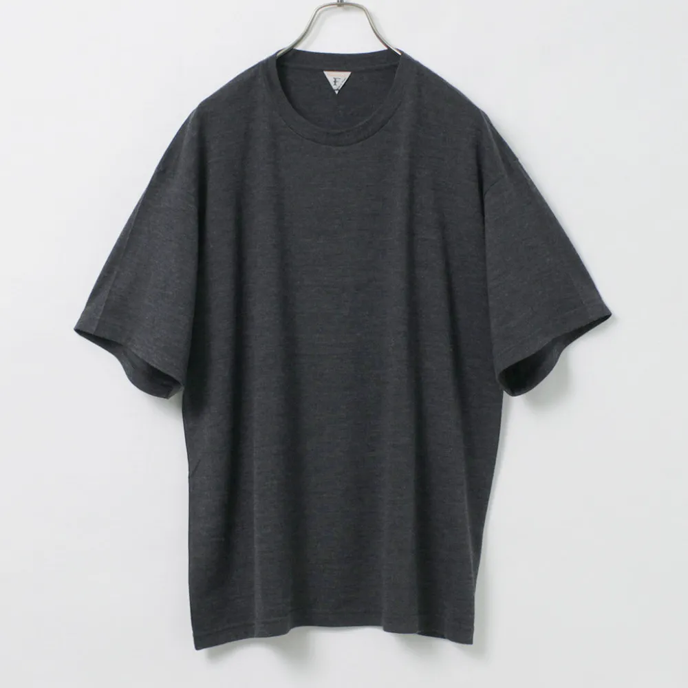 FILMELANGE T-Shirts^/ Wolve New Zealand Merino Jersey Box T-Shirt