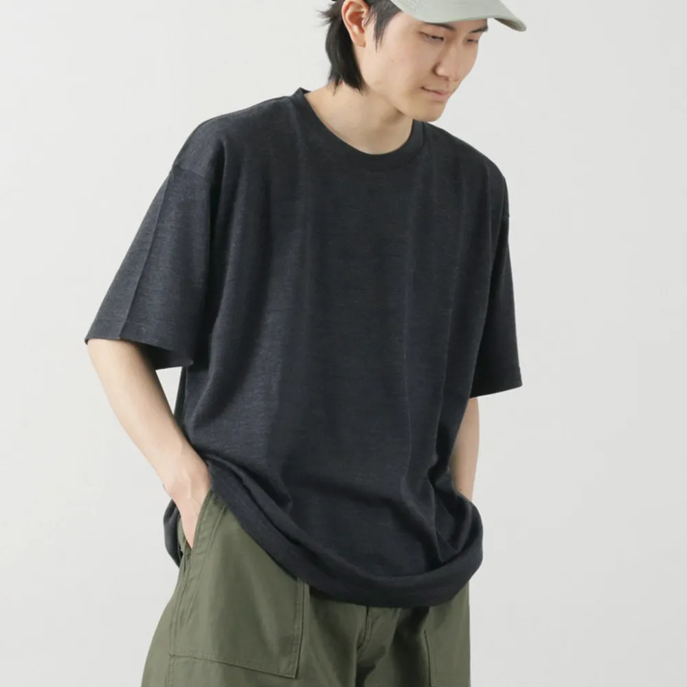 FILMELANGE T-Shirts^/ Wolve New Zealand Merino Jersey Box T-Shirt