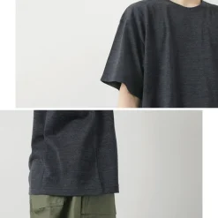 FILMELANGE T-Shirts^/ Wolve New Zealand Merino Jersey Box T-Shirt