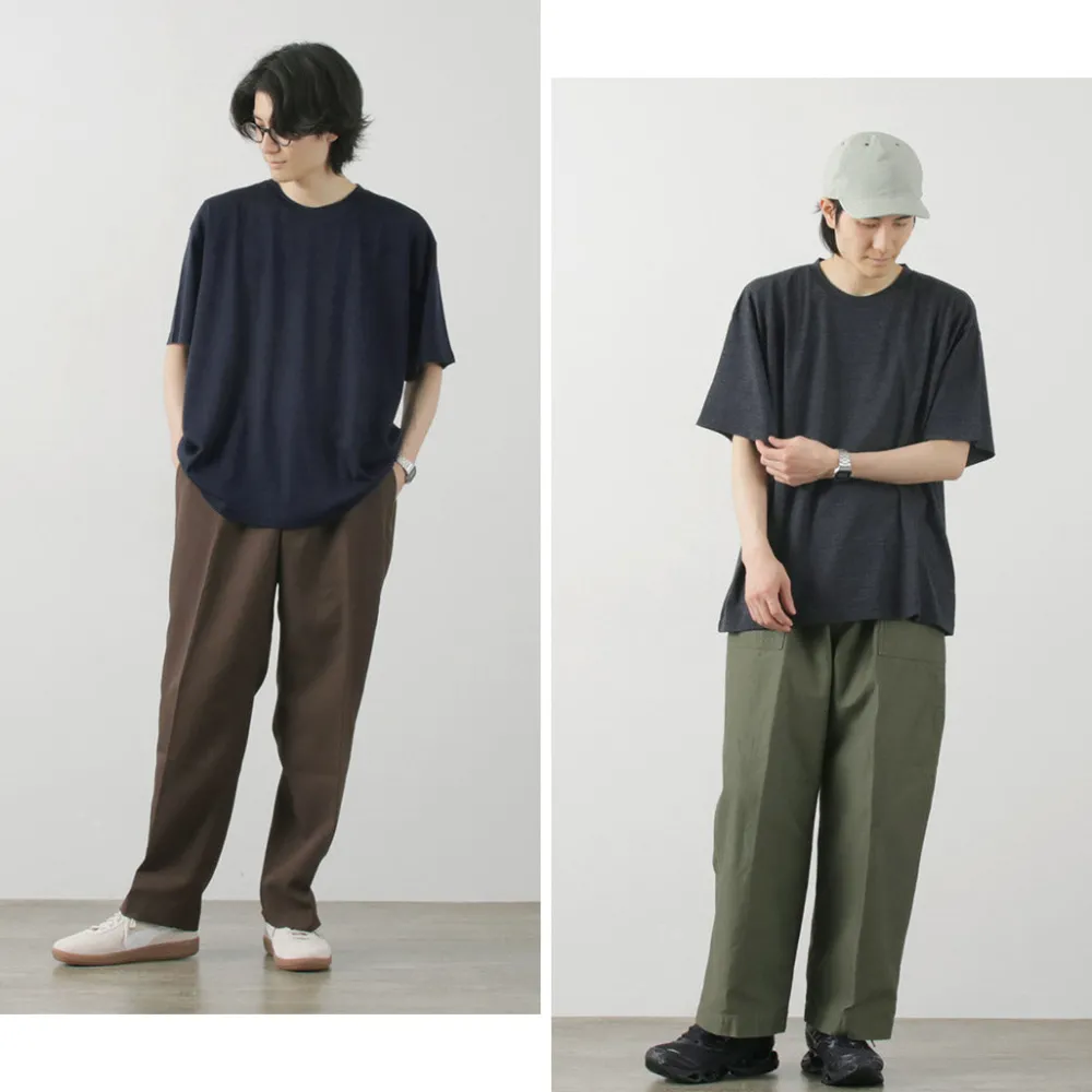 FILMELANGE T-Shirts^/ Wolve New Zealand Merino Jersey Box T-Shirt