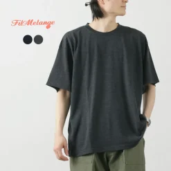 FILMELANGE T-Shirts^/ Wolve New Zealand Merino Jersey Box T-Shirt