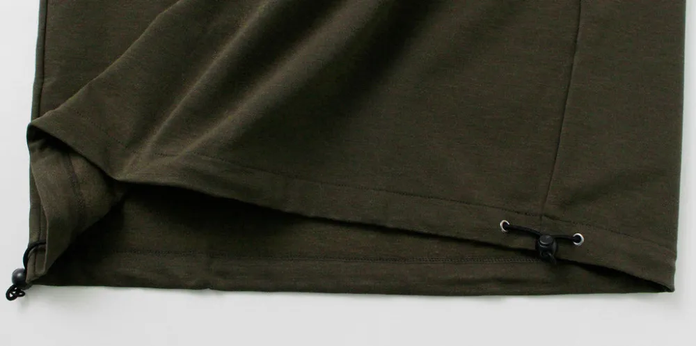 FLISTFIA T-Shirts^/ Long Sleeve Drawcord Pullover