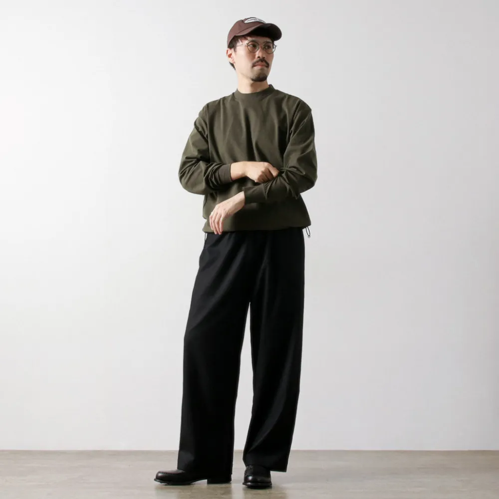 FLISTFIA T-Shirts^/ Long Sleeve Drawcord Pullover