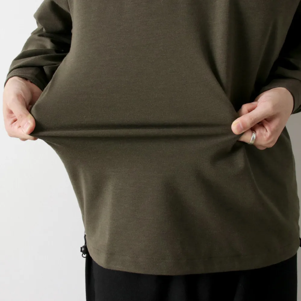 FLISTFIA T-Shirts^/ Long Sleeve Drawcord Pullover