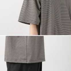 FLISTFIA T-Shirts^/ Loose fit Striped crew neck T-shirt