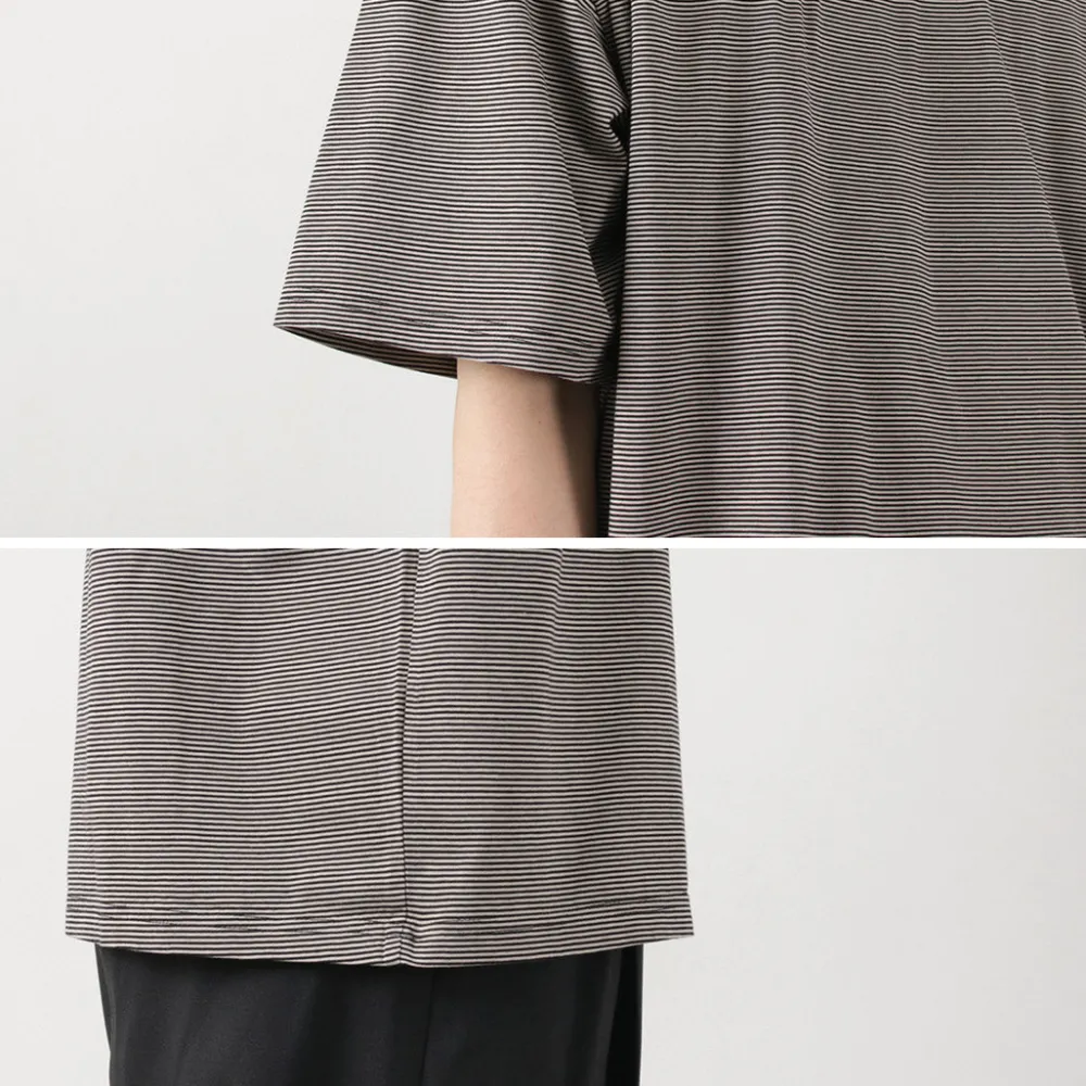 FLISTFIA T-Shirts^/ Loose fit Striped crew neck T-shirt