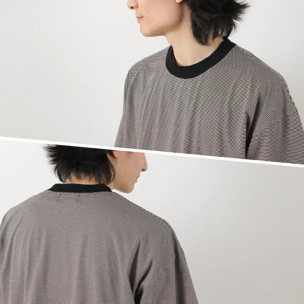 FLISTFIA T-Shirts^/ Loose fit Striped crew neck T-shirt