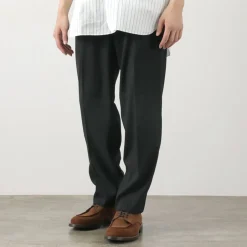 FLISTFIA Trousers^/ Wool-like Tuck Wide Trouesrs