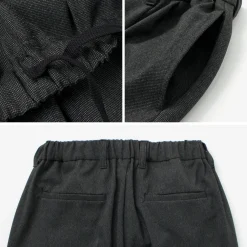FLISTFIA Trousers^/ Wool-like Tuck Wide Trouesrs