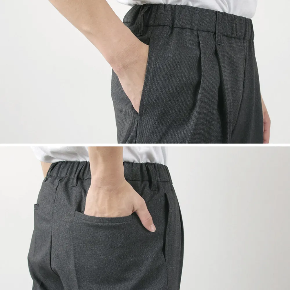 FLISTFIA Trousers^/ Wool-like Tuck Wide Trouesrs