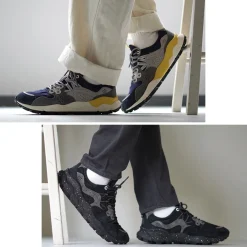 FLOWER MOUNTAIN Sneakers^/ Yamano Three Pig Suede and Nylon Sneakers