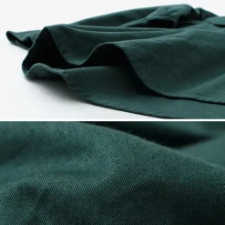 FNOR Shirts^/ Grandval garment dye Shrimp sleeve shirt coat green