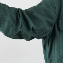 FNOR Shirts^/ Grandval garment dye Shrimp sleeve shirt coat green
