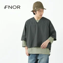 FNOR Shirts^/ Mathon Garment dye Hospital shirt black
