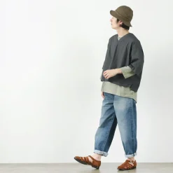 FNOR Shirts^/ Mathon Garment dye Hospital shirt black
