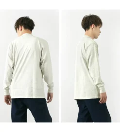 FNOR T-Shirts^/ Mock Neck Long Sleeve T-Shirt