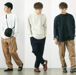 FNOR T-Shirts^/ Mock Neck Long Sleeve T-Shirt