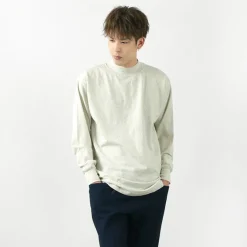FNOR T-Shirts^/ Mock Neck Long Sleeve T-Shirt