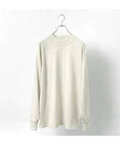 FNOR T-Shirts^/ Mock Neck Long Sleeve T-Shirt