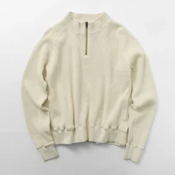 FNOR Sweatshirts^/ Open-Ended Waffle Half-Zip Pullover