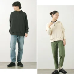 FNOR Sweatshirts^/ Open-Ended Waffle Half-Zip Pullover