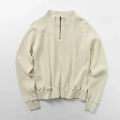 FNOR Sweatshirts^/ Open-Ended Waffle Half-Zip Pullover