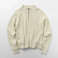 FNOR Sweatshirts^/ Open-Ended Waffle Half-Zip Pullover