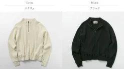 FNOR Sweatshirts^/ Open-Ended Waffle Half-Zip Pullover