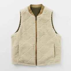 FNOR Vests^/ Quilted Sheepskin Boa MIL Vest