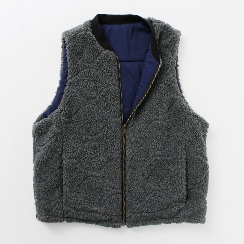 FNOR Vests^/ Quilted Sheepskin Boa MIL Vest