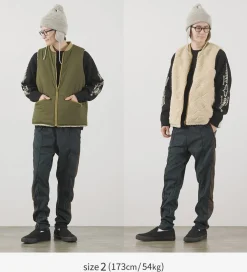 FNOR Vests^/ Quilted Sheepskin Boa MIL Vest