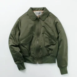 FNOR Jackets^/ Slight Satin Pair Away Flight Jacket khaki