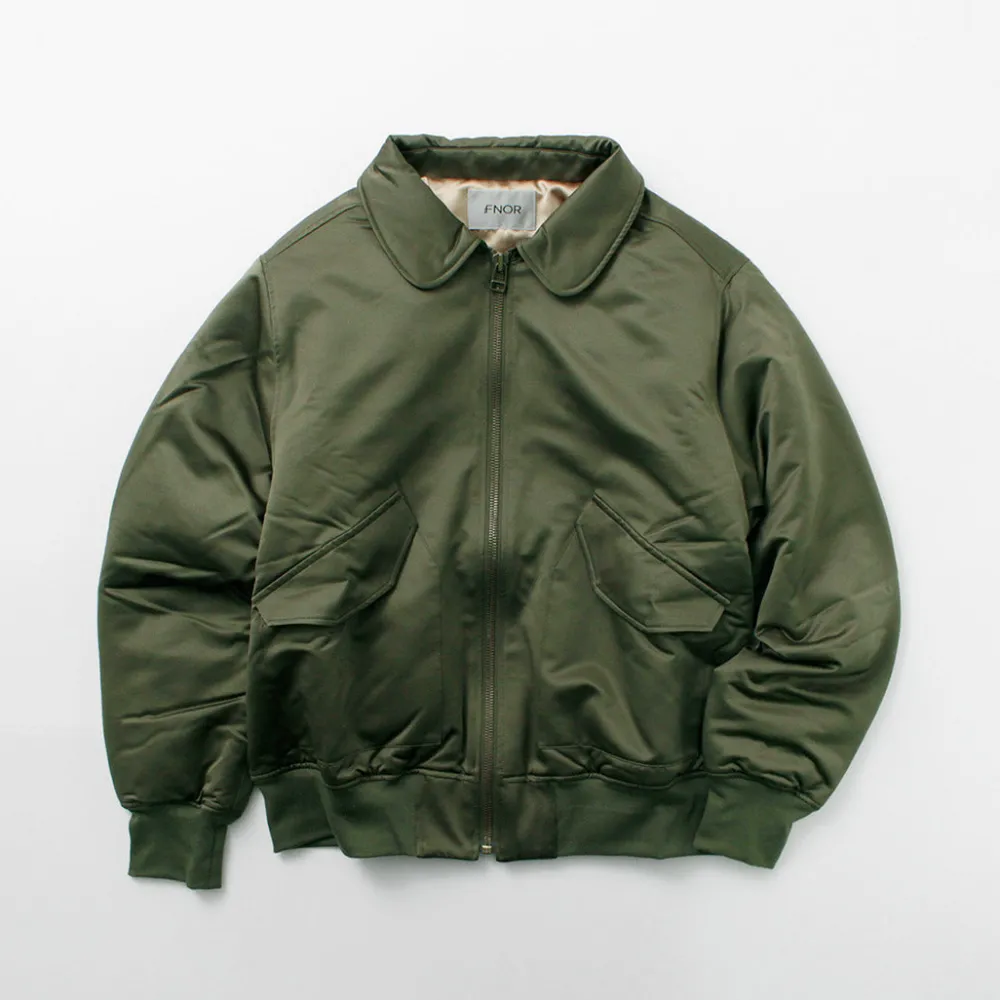 FNOR Jackets^/ Slight Satin Pair Away Flight Jacket khaki