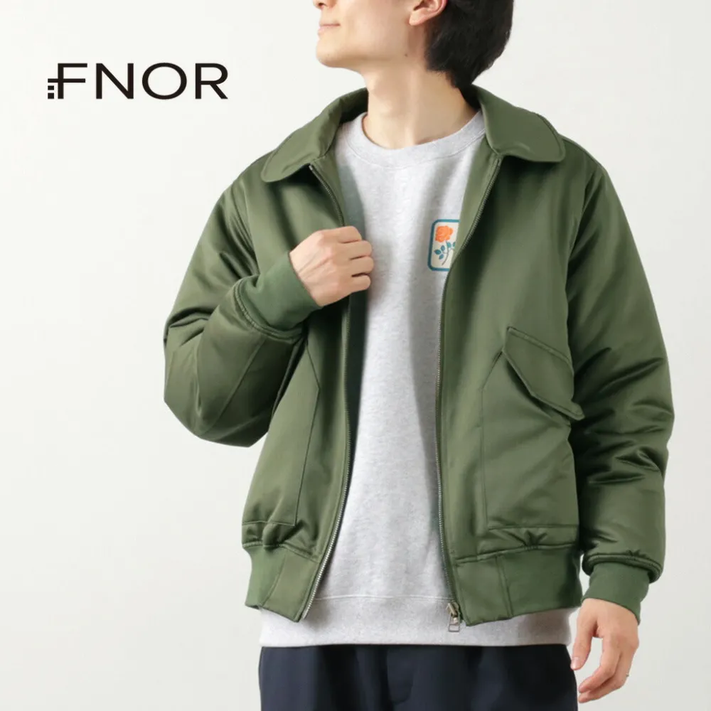 FNOR Jackets^/ Slight Satin Pair Away Flight Jacket khaki