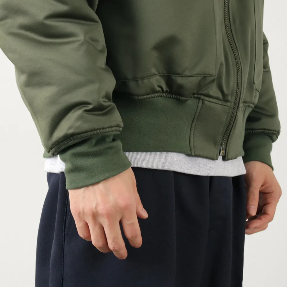 FNOR Jackets^/ Slight Satin Pair Away Flight Jacket khaki