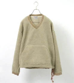 FNOR Sweatshirts^/ V-Neck Boa Pullover