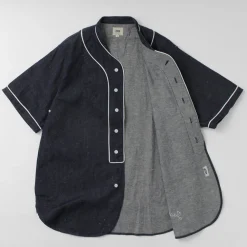 FOB FACTORY Shirts^/ F3490 Baseball Shirt