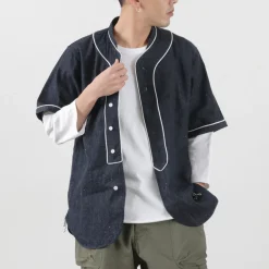 FOB FACTORY Shirts^/ F3490 Baseball Shirt