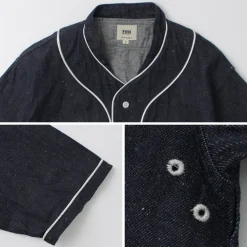 FOB FACTORY Shirts^/ F3490 Baseball Shirt