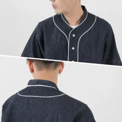 FOB FACTORY Shirts^/ F3490 Baseball Shirt