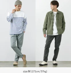 FOB FACTORY Trousers^/ F0510 Carrot Easy Pants