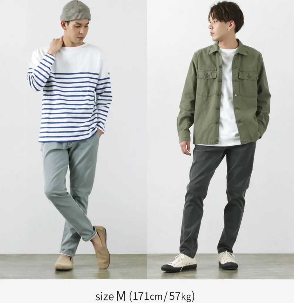 FOB FACTORY Trousers^/ F0510 Carrot Easy Pants