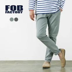 FOB FACTORY Trousers^/ F0510 Carrot Easy Pants