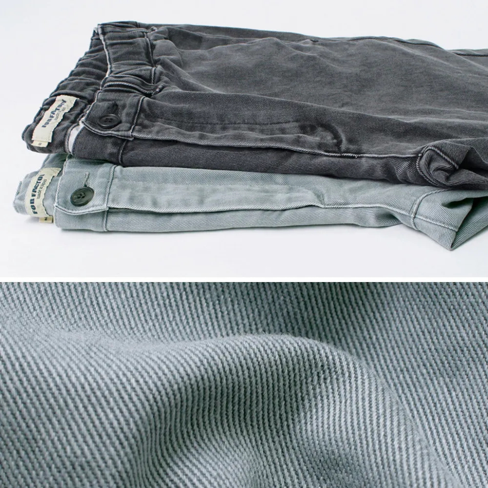 FOB FACTORY Trousers^/ F0510 Carrot Easy Pants