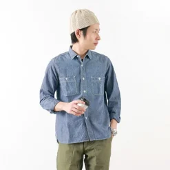 FOB FACTORY Shirts^/ F3378 Chambray Work Shirt